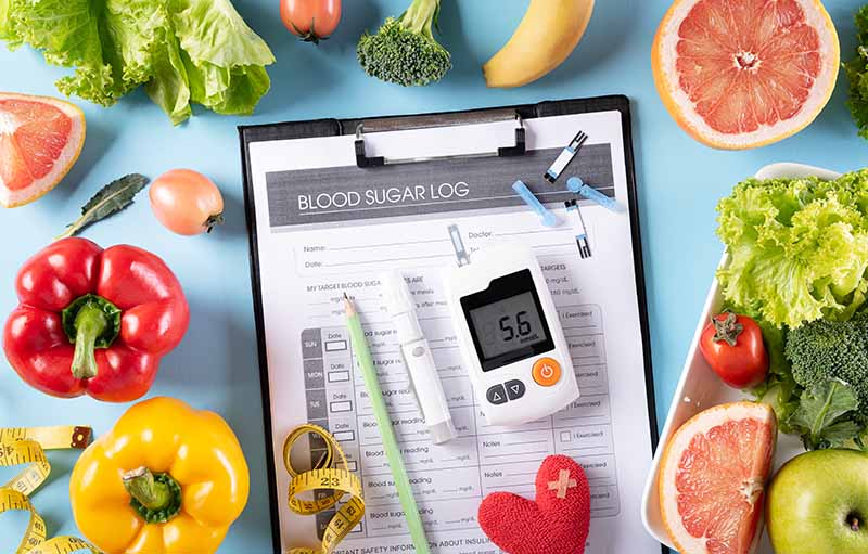 healthy-food-plate-with-stethoscope-red-heart-diabetes-control